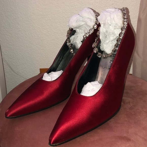 Saint Laurent Crystal ankle Heels - Picture 2 of 7